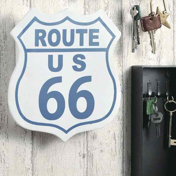 キーボックス Route66 鍵 収納 玄関 ボックス 壁掛け フック 壁掛けフック ウォールフック 壁掛けキーフック 鍵掛け おしゃれ 6連 イの通販はau Pay マーケット リビングート