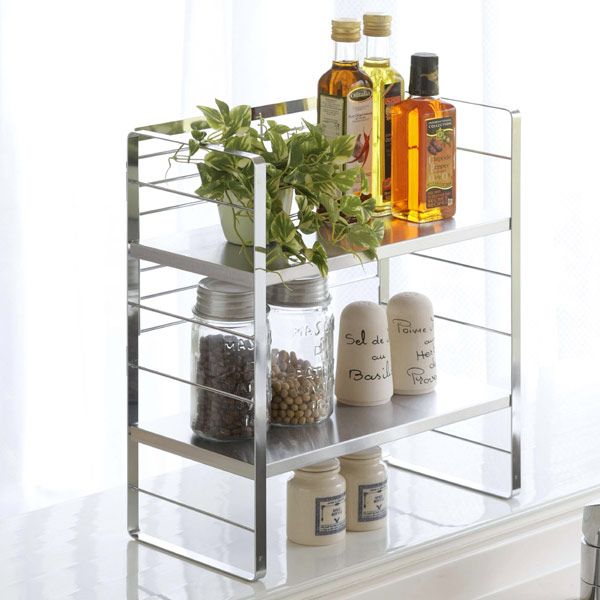 キッチンラック ステンレス棚の出窓シェルフ 幅38cm 日本製 送料無料 コンロ奥ラック コンロサイドラック キッチン収納 キッチン の通販はau Pay マーケット リビングート