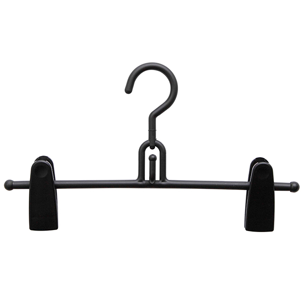 クリップ付ハンガ　ボトムスハンガー パンツ、スカート用 スカート用ハンガー ビッグクリップ （ ハンガー 衣類 収納 衣類