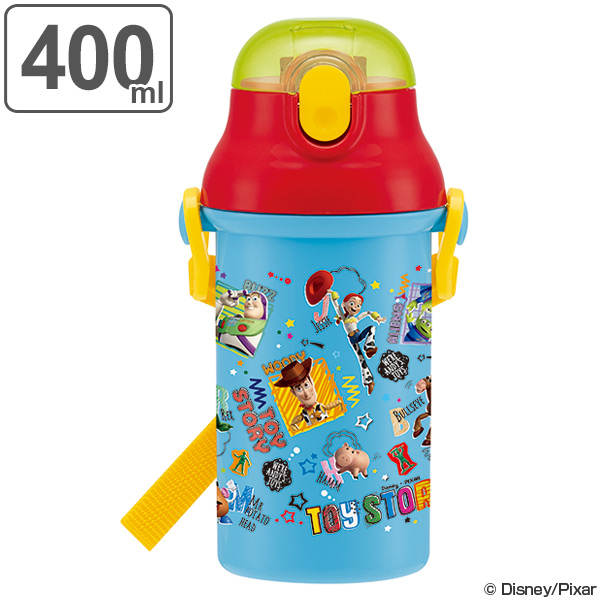 水筒 トイ ストーリー 子供 キャラクター プラスチック製 ストローボトル 400ml 軽量 幼稚園 保育園 プラスチック ストロー プラ製スの通販はau Pay マーケット リビングート