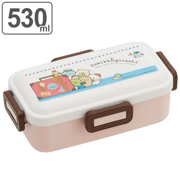 お弁当箱 すみっコぐらし たびきぶん ふんわり弁当箱 1段 530ml 子供 キャラクター 弁当箱 幼稚園 保育園 食洗機対応 ランチボックス の通販はau Pay マーケット リビングート