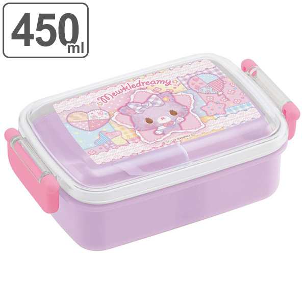 お弁当箱 ふわっとタイトランチbox 450ml ミュークルドリーミー 子供 キャラクター 食洗機対応 幼稚園 保育園 弁当箱 ランチボックス の通販はau Pay マーケット リビングート