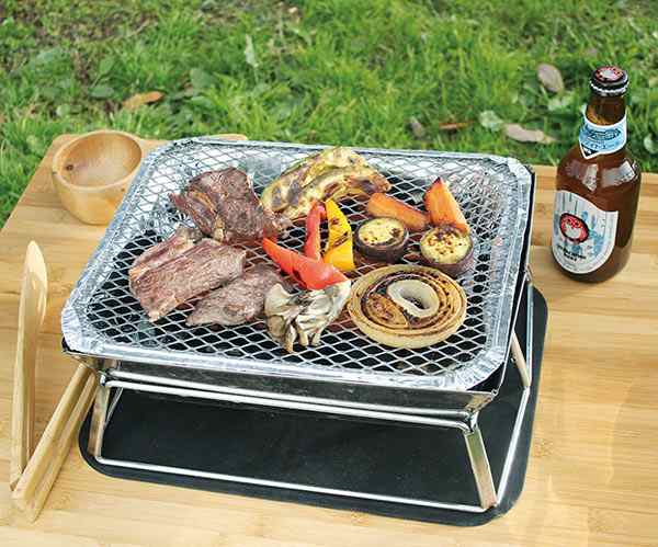 バーベキューコンロ スマートフォールディングBBQコンロ 2〜3人用