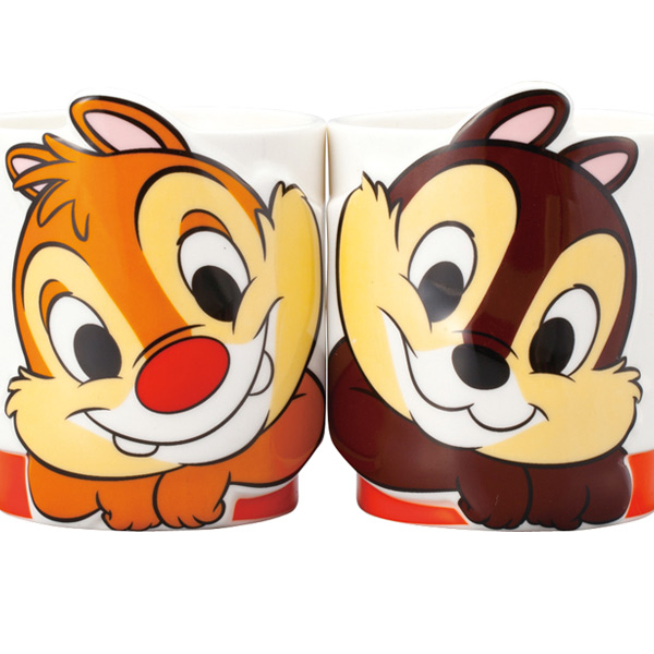 マグカップ ペア チップ＆デール LOVE セット 磁器 食器 キャラクター