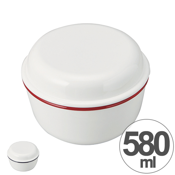 お弁当箱 ランチボウル 2段 丸型 レトロモーダ 580ml 弁当箱 ランチボックス 食洗機対応 日本製 ホーロー風 シール蓋付き 二段 の通販はau Pay マーケット リビングート