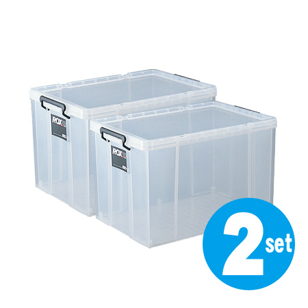 収納ボックス 押入れ用 ロックス 660 2l 2個セット 衣装ケース 工具箱 送料無料 フタ付き 収納ケース プラスチック 蓋付 積み重ね スの通販はau Pay マーケット リビングート