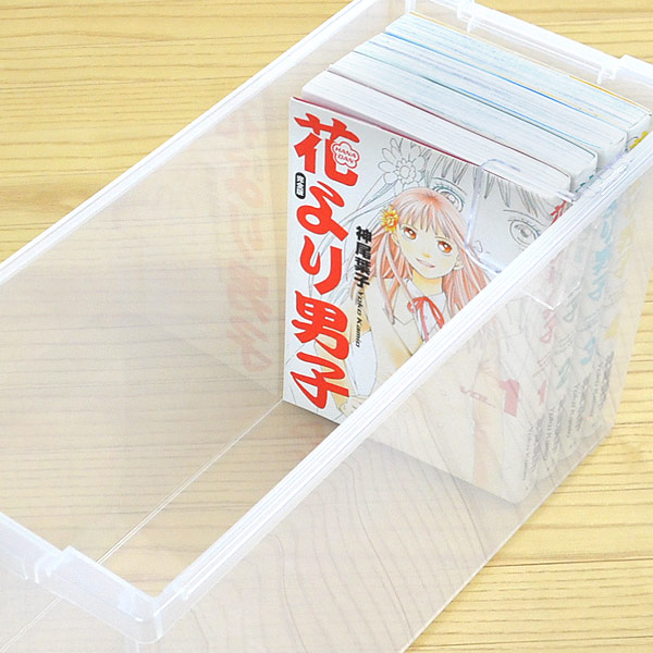 A5コミック収納ケース いれと庫 A5コミック本用 収納ケース コミック本収納 フタ付き プラスチック製 収納ボックス 同人誌ケースの通販はau Pay マーケット リビングート