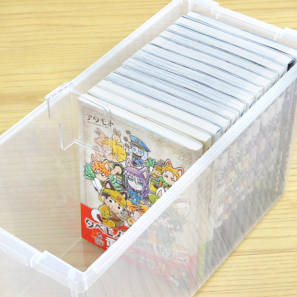 A5コミック収納ケース いれと庫 A5コミック本用 収納ケース コミック本収納 フタ付き プラスチック製 収納ボックス 同人誌ケースの通販はau Pay マーケット リビングート