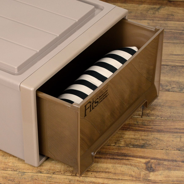 収納ケース Fits フィッツケースクローゼット S 53 ブラウン シール付 収納ボックス 引き出し 衣装ケース 衣類収納 プラスチッの通販はau Pay マーケット リビングート