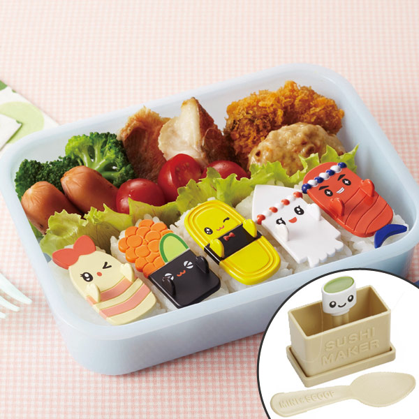 抜き型 ピック Sushi おにぎり型 ピックセット ミニしゃもじ付き ご飯型 お弁当グッズ おむすび型 子供用 キャラ弁 デコ弁 寿司の通販はau Pay マーケット リビングート