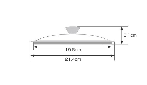 鍋蓋 20cm用 ステンレス製 Umic 蓋 フタ フライパン蓋 鍋ブタ 鍋用