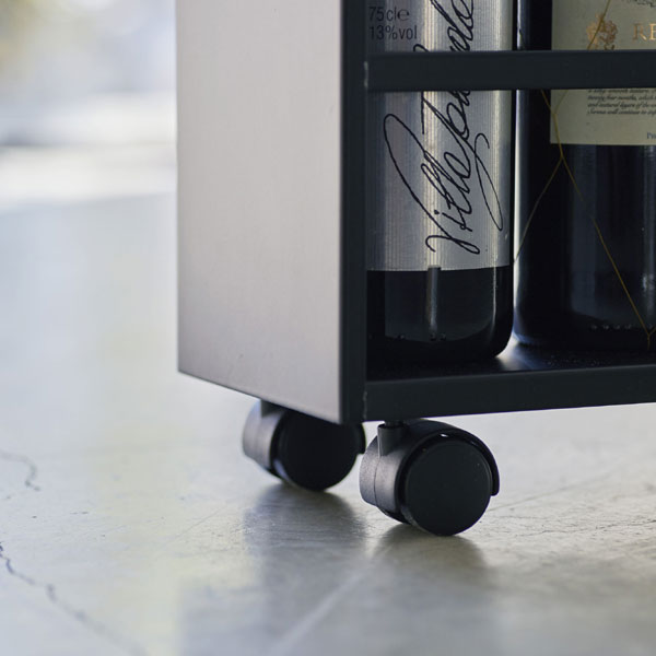 キッチン収納 ハンドル付きスリムワゴン タワー Tower 山崎実業 送料無料 キッチンワゴン すき間収納 隙間収納 キャスター付きワゴの通販はau Pay マーケット リビングート