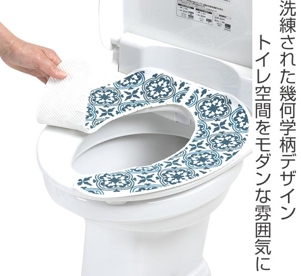 おくだけ便座シート グロリア 便座シート 吸着シート 吸着便座シート 便座カバー トイレ 便座 カバー シート 吸着 貼る 洗える 繰り返の通販はau Pay マーケット リビングート