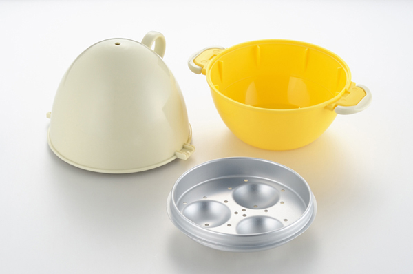 ゆで玉子調理器 レンジでかんたん たまごじょうず ゆで卵調理器 ゆで玉子作り 電子レンジ用 ゆで卵 ゆで玉子 ゆでたまご 半熟玉子 の通販はau Pay マーケット リビングート