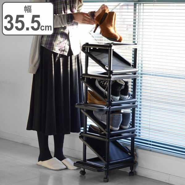 シューズラック シューズラックエタージ 9段 スリム 省スペース 収納 靴箱 収納ラック ラック 靴 くつ箱 傘立て 下駄箱 靴入れ 玄関の通販はau Pay マーケット リビングート