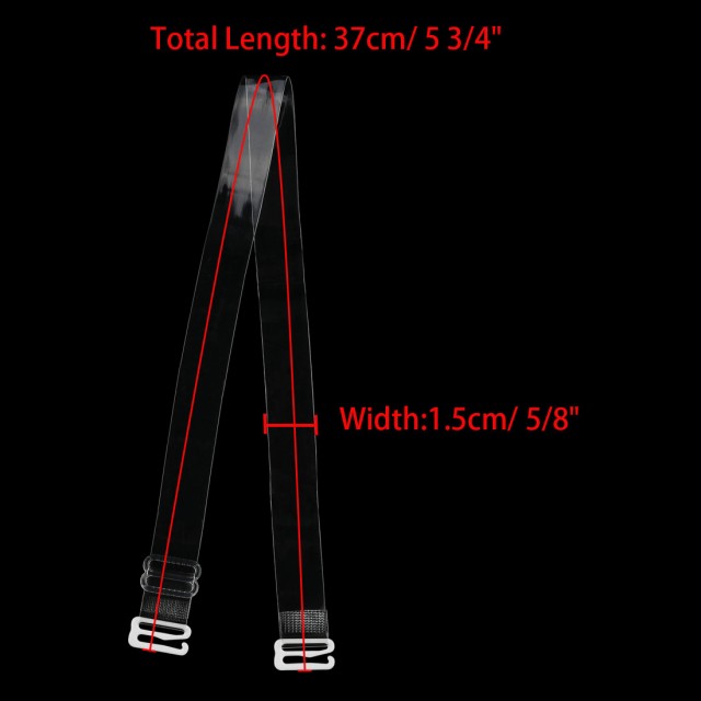 割引クーポン uxcell ブラストラップ 透明 シリコン プラスチック材質 シリコンバンド ブラジャーショルダーストラップ 2ペア  www.tacoya3.com