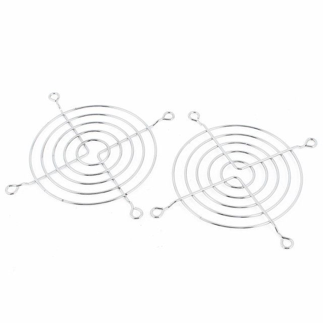 uxcell ファンガード ファンフィンガーガードグリル メタル 90mm
