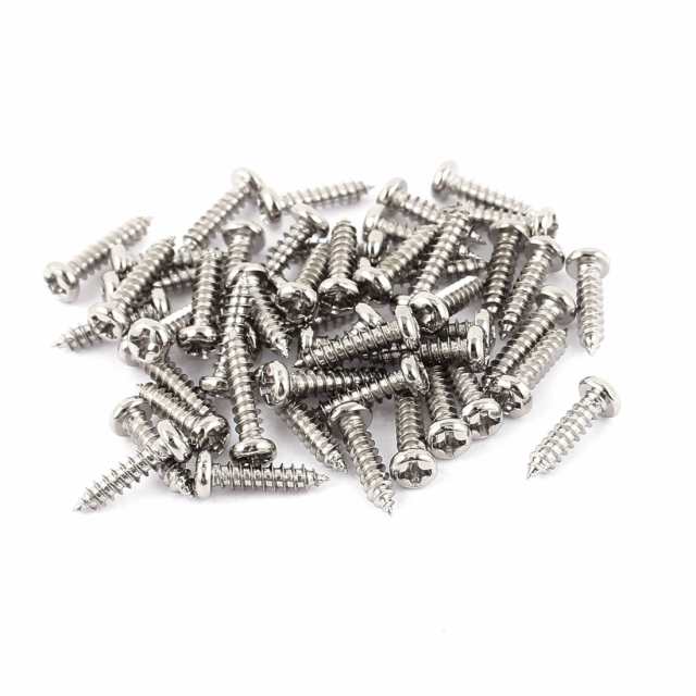 セルフタッピング･ネジボルト M3 x 12mm クロスパンヘッド ステンレス鋼 100個入り