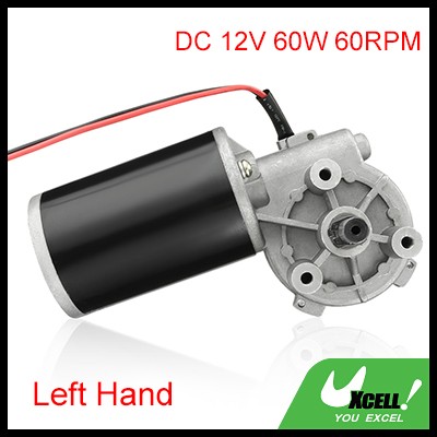 uxcell 電動ギヤモータ 高トルク 減速 JCF63L DC 12V 60W 60RPMの通販は