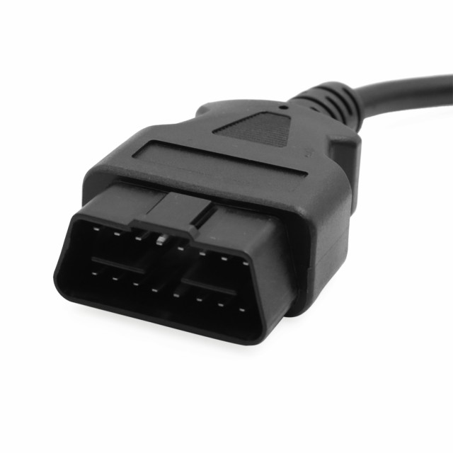 uxcell 診断コネクタケーブル DC 12V 全長30cm 16ピンOBD