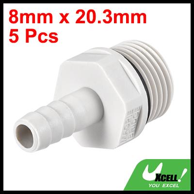 uxcell バーブホースフィッティング PVC バーブ ホース フィッティング 