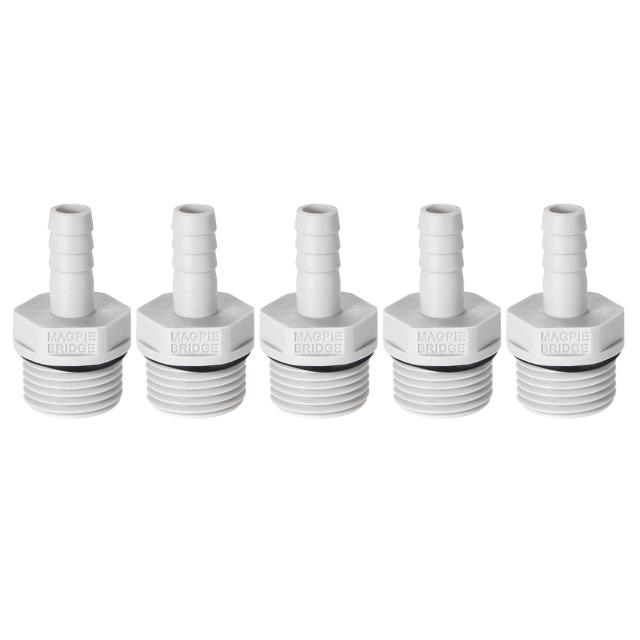 uxcell バーブホースフィッティング PVC バーブ ホース フィッティング 