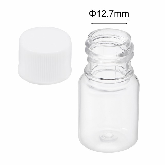 uxcell プラスチックボトル プラスチック化学試験用ボトル 0.17オンス 5ml 液体貯蔵容器 100個入り 通販 