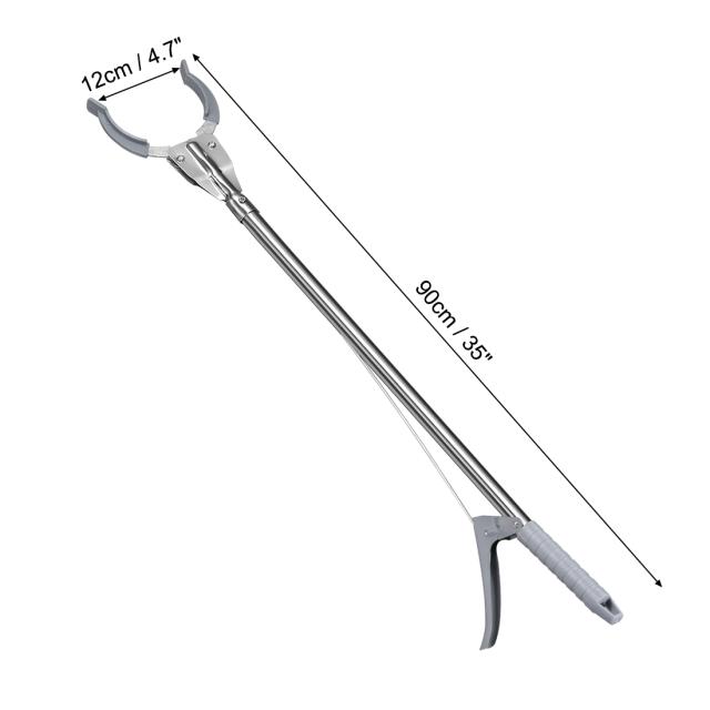 uxcell グラバーリーチャー?グリッパーツール?爪ごみピッカー?ステンレス鋼 グレー 35 、2個の通販は