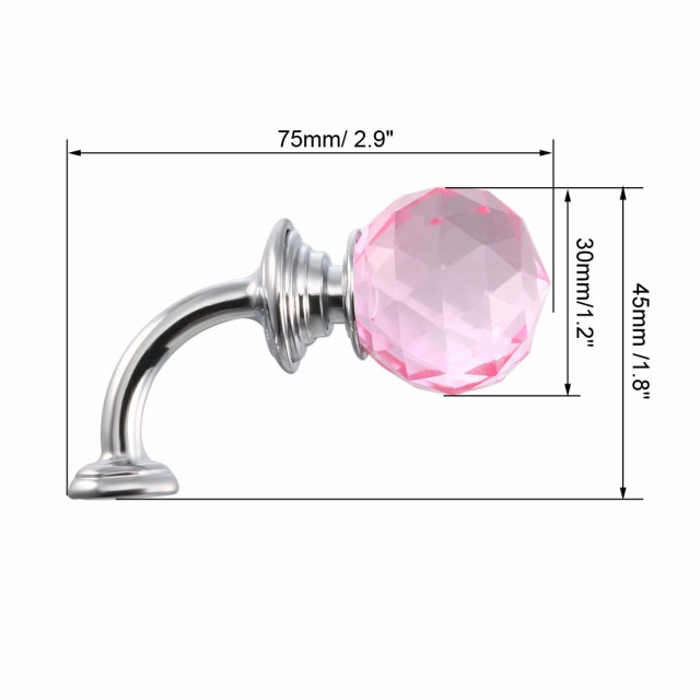 uxcell 装飾カーテンカーテンホールドバック?75mm x 30mm x 45mm