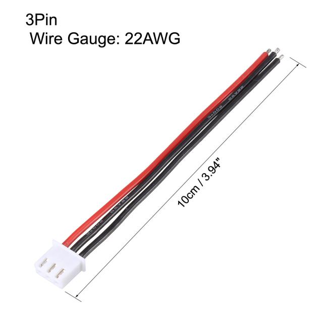 Uxcell バランス延長ケーブル 2sバッテリーバランス 10cm 22awg 充電器シリコンワイヤー延長リード Rc リポバッテリー用 5個の通販はau Pay マーケット スリーレックス