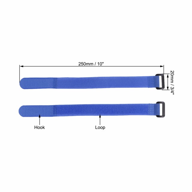 人気を誇る uxcell 海外出荷 フックとループのストラップ 20mmx250mm