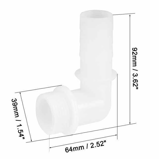 Amazon.co.jp: uxcell PVC水道管 45度エルボ継手 50 mm内径-45