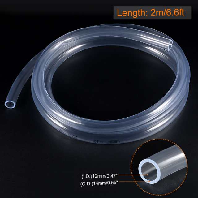 Amazon.co.jp: uxcell クリアホース プラスチックビニール