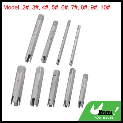 uxcell タップエクストラクタセット M5-M22 8-10#-22 mフルート 破損ストリップねじタップリムーバー 高炭素鋼ツール 9個入りの通販はその他ネジ・ボルト・素材