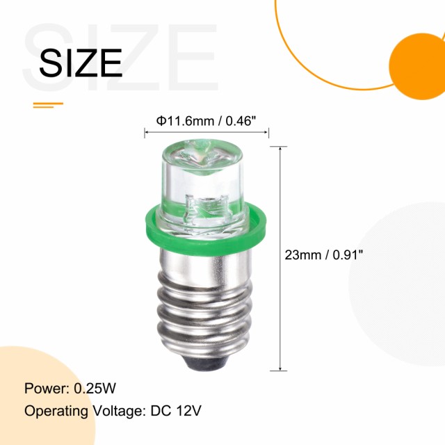 E10スクリューベース LED電球 グリーン フラットヘッド | abcb.org.br