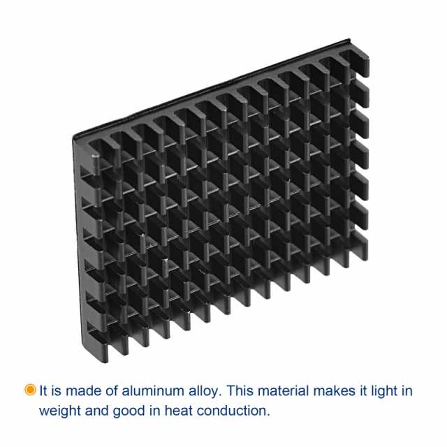uxcell 電子ラジエーターモジュール クーラーアルミニウムヒートシンク