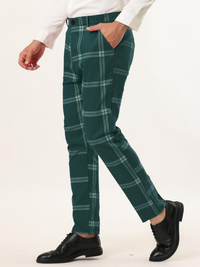 Plaid Cargo Pants 36