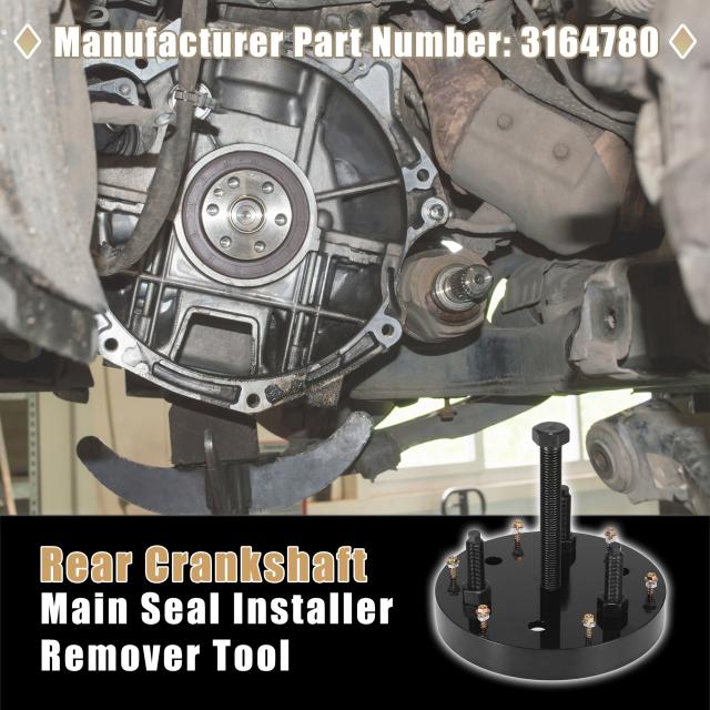X AUTOHAUX インストーラーリムーバーツール クランクシャフトリアメインシールウェアスリーブ 交換 Cumminsに対応 ISX QSX ISX15 ISX12 Dieselエンジンに対応 3162994 3164780の通販は