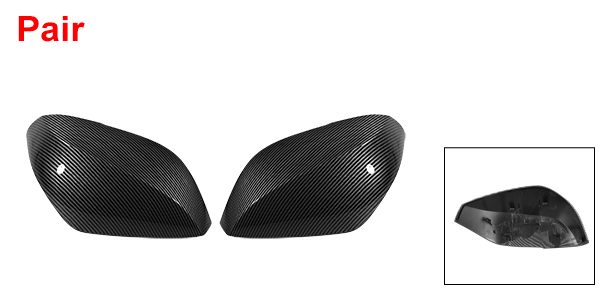 uxcell 車の外部バックミラーカバーキャップ 交換用 In finitiに対応 Q50 Q60 Q70 QX30に対応 2014-2021に対応 カーボンファイバーパターン 1ペア 8,213円
