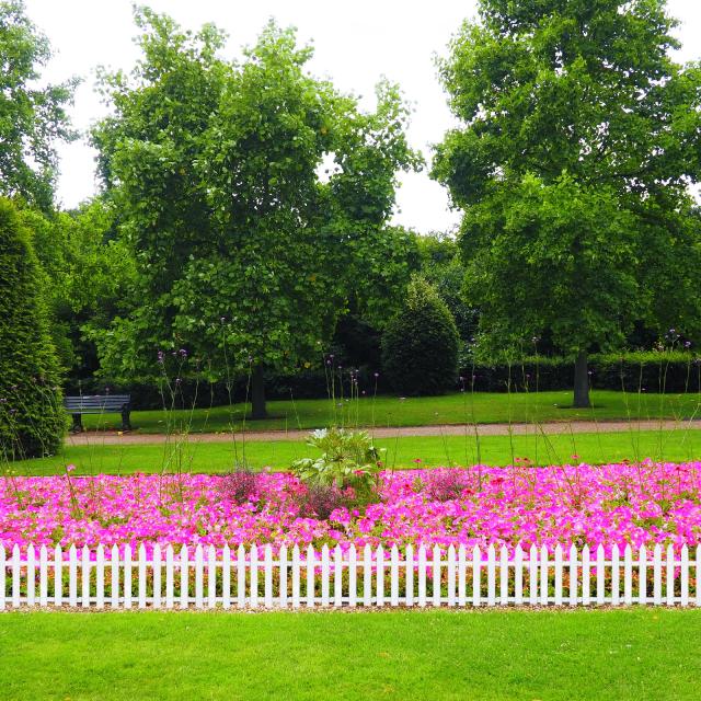 uxcell ガーデンピケットフェンス プラスチック チップフェンシング パスボーダーエッジング パティオ ランドスケープ パスウェイ 植物 花用 35 cm x 50 cm ホワイト 6個の通販は