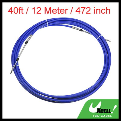 Motoforti マリンスロットルシフトリモコンボックスケーブル タイプ3300/33C Yam ahaに対応 船外機モーターステアリングシステム用 ブルー 長さ12 M 1個の通販は