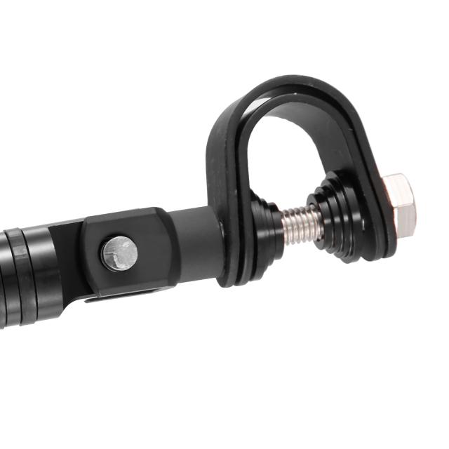 X AUTOHAUX オートバイ フットペグ フットレスト ハイウェイフットペグ 25mm-32mm アルミニウム合金 360度 ブラック 1ペアの通販は