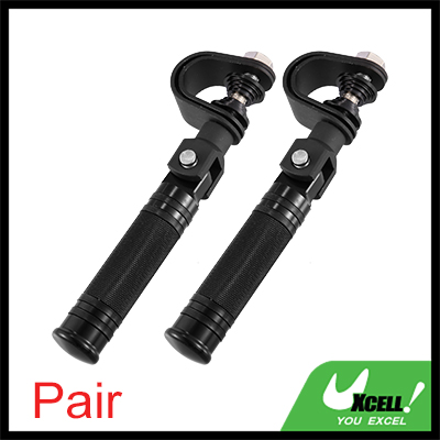 X AUTOHAUX オートバイ フットペグ フットレスト ハイウェイフットペグ 25mm-32mm アルミニウム合金 360度 ブラック 1ペアの通販は