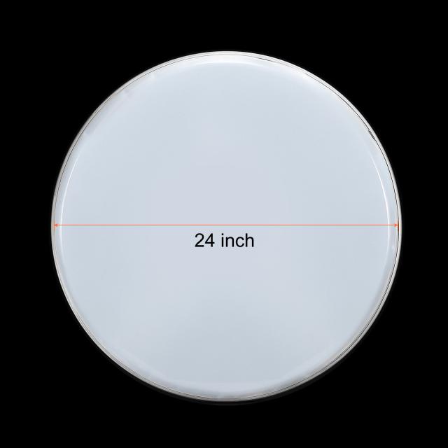 uxcell ドラムヘッド ドラムスキンサウンドコントロール PET素材 61 cm ベージュの通販は