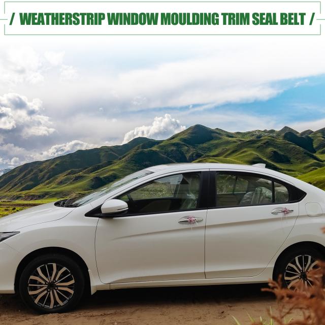 uxcell ウインドーウェザーストリップトリムシールベルト Hon daに対応 Civic 2012-2015に対応 ゴム 72410TR0A01 ブラック 1セットの通販は