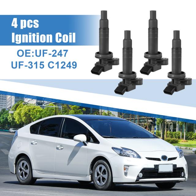 X AUTOHAUX イグニッションコイル Toy otaに対応 Celica 1.8L Toy otaに対応Corolla 1.8L 2000 2008 UF 247 UF 315 C1249 4 個の通販は 7,246円