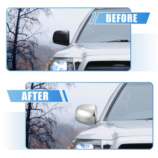 X AUTOHAUX 車外装クロームメッキミラーカバーフルミラーカバーカバーキャップオーバーレイ Toy otaに対応 Sienna 2005-2008 Toy otaに対応 Tacoma 2005-2011 1 ペアの通販は