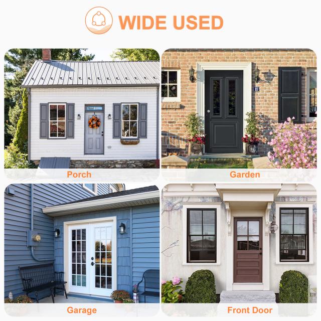 uxcell U字型階段手すり 屋外ステップ用 壁掛け手すり 1-4ステップ 手すり 庭 壁 ガレージ ポーチ ステップ 入り口用 ホワイト