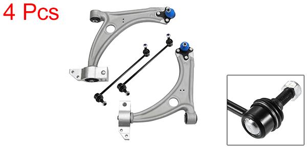 X AUTOHAUX フロントサスペンションキット 下部コントロールアーム ボールジョイントアセンブリ付き スウェイバーリンク スタビライザーリンク VWに対応 Passatに対応 2006-2010 Volksw-agenに対応 Tiguan CCに対応 2009-2017 番号RK620589/K80478 4個