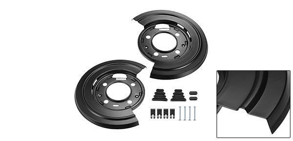 X AUTOHAUX リアブレーキダストシールドバッキングプレート Fordに対応 F250 Super Dutyに対応 1999-2010 番号4C3Z-2209-AA 金属 ブラック 1セットの通販は 8,396円